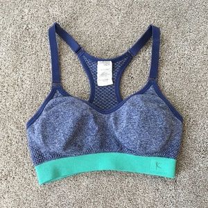 Danskin Now navy padded sports bra S